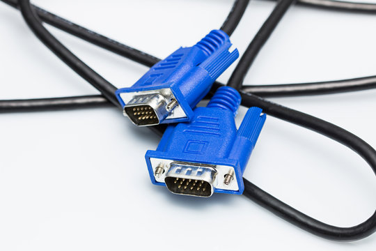 Blue D-sub cable