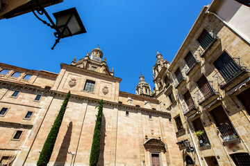 Fototapeta na wymiar Salamanca cathedral view, Spain, summer