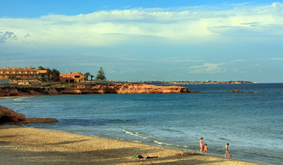 beach in the region of Alicante Spain