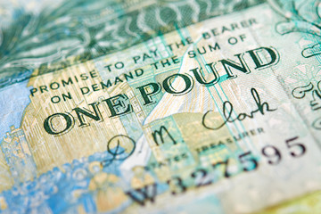 A one pound note