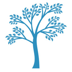 Obraz premium Art tree silhouette