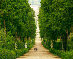 Boboli Gardens.  Florence Italy