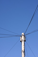 Fototapeta premium Telegraph pole