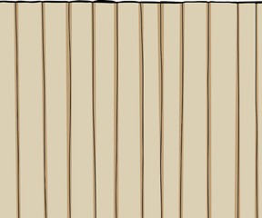 Tall Fence Over White