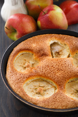 Freshly baked apple pie