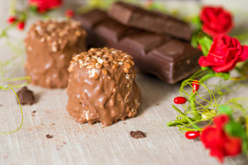 Closeup chocolate