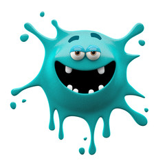 funny monster 3D character, crazy little creep © Martin Zahradnik 