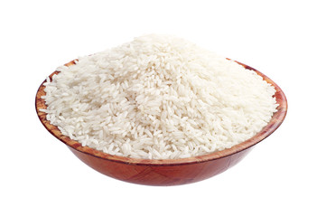White rice in bowl
