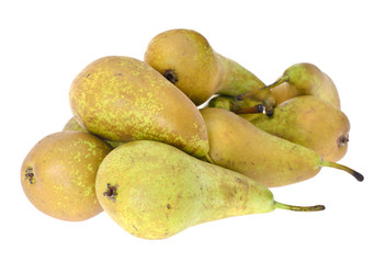 Green Pear Isolated on White Background