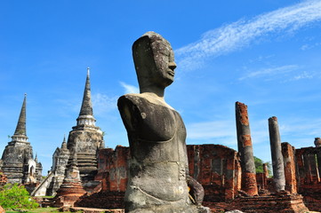 Ruin of Ancient Buddha Statue