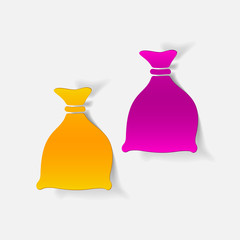 realistic design element: sack