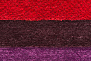 Multi color fabric texture samples