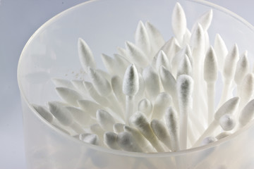 the cotton buds
