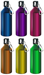 Colorful bottles