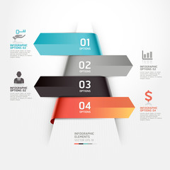 Abstract business infographics template. Vector illustration. ca