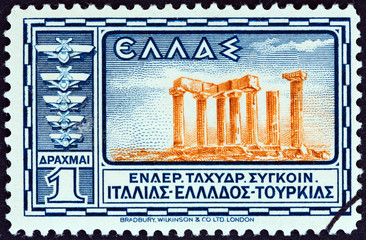 Temple of Apollo, Ancient Corinth (Greece 1933)