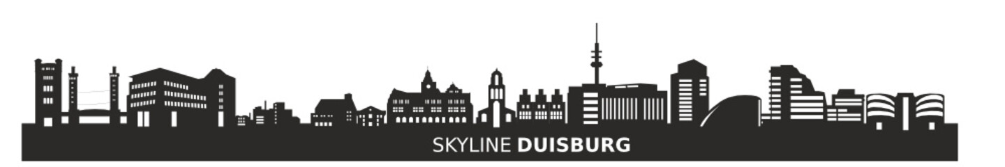 Fototapeta premium Skyline Duisburg
