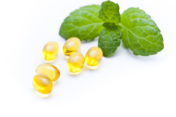 Gel vitamin capsules