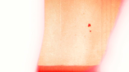 Macro shot of film projector gate.