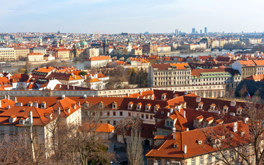 Fototapeta na wymiar Nice view on Prague city