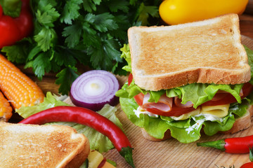 tasty sandwich
