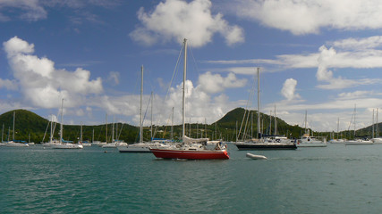 Voiliers au port du Marin, Martinique © latrimouille