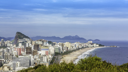 Rio de Janeiro beach panorama , Brazil