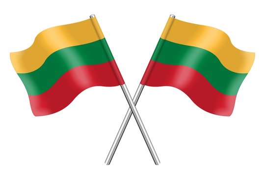 Two Lithuanian flags