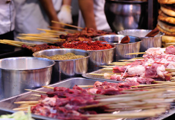 delicious traditional xian food in china