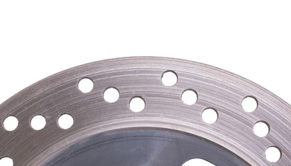 Single disc brake rotor of a motorcycle