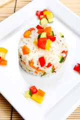 Rice with vegetables