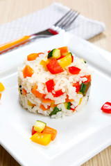 Rice with vegetables