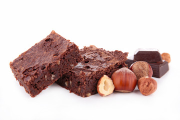 brownie and nuts