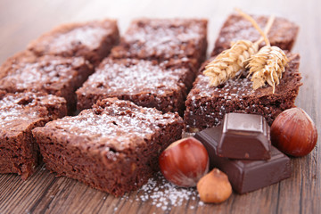 brownies and nuts
