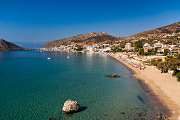 Tolo resort, sandy beach, Greece