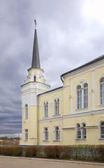 Здание бывшего банка Рябушинских. Ржев. Россия