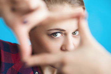 Obraz premium girl photographer