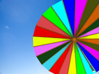 Obraz premium Unbrella with nice sky for adv or others purpose use