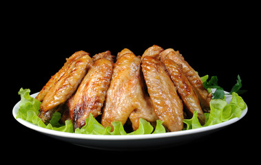 Baked chicken wings