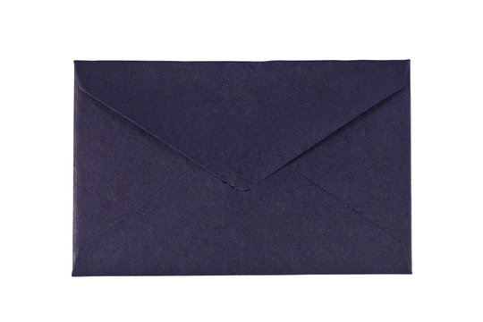 a small blue envelope