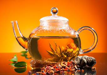 Obrazy na Plexi  Kwitnąca herbata