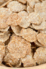 bran flakes background