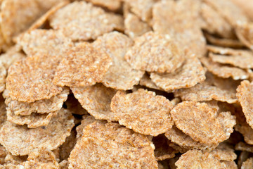 bran flakes background