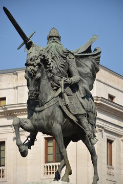 Estatua del Cid Campeador en Burgos, Camino de Santiago
