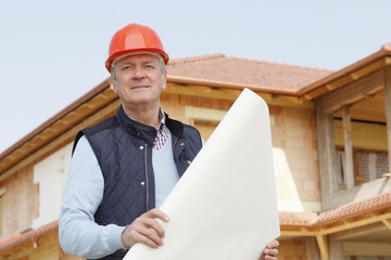 Portrait of senior architect