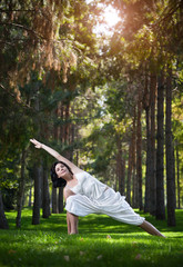 Yoga in the park