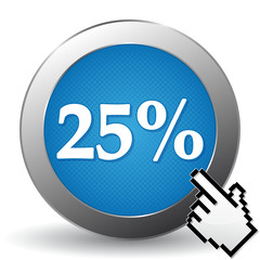 25 PERCENT ICON