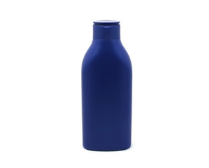Dispenser Pump Cosmetic Or Hygiene Blue, Plastic Bottle Of Gel,