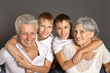 Grandparents with grandkids