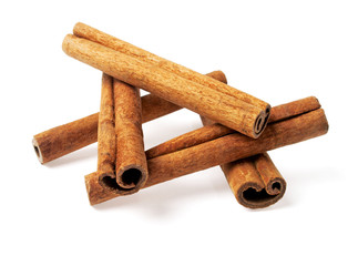 Cinnamon isolated on white background